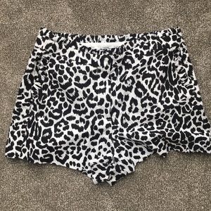 J. Crew Factory Leopard Print Shorts Sz4 - EUC